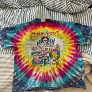 Grateful Dead Tie-Dye Graphic Tee - Multicolor - Vintage